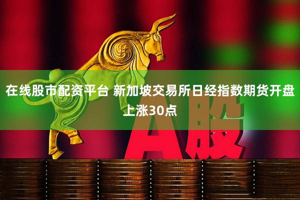 在线股市配资平台 新加坡交易所日经指数期货开盘上涨30点