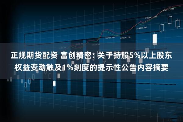 正规期货配资 富创精密: 关于持股5%以上股东权益变动触及1%刻度的提示性公告内容摘要